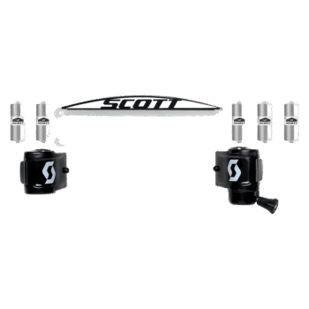Scott WFS Roll Off Kit for Hustle - Primal - Split OTG Goggles - Black