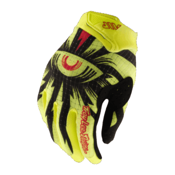 Troy Lee Designs AIR Cyclops Gloves - Black - Fluro Yellow