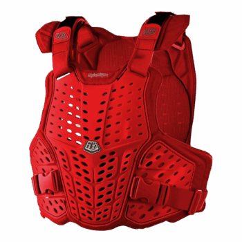 Troy Lee Designs ROCKFIGHT CE Flex Chest Protector - Red - Front