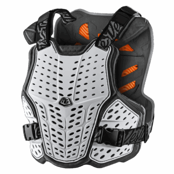 Troy Lee Designs ROCKFIGHT CE Flex Chest Protector - White - Front