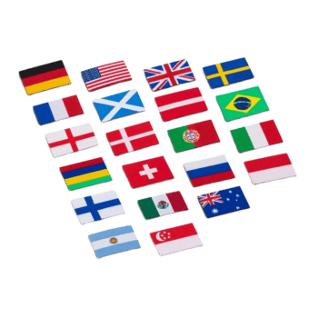 Schuberth Cheek Pad Logo Flags