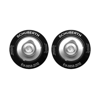 Schuberth FHR - HANS Clips - Black For SF3 ABP - SF4 - SP1 - SK1 Helmets