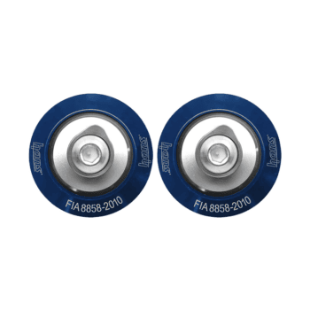 Schuberth FHR HANS Unbranded Clips - Blue For SF3 ABP / SF4 / SP1 / SK1 Helmets