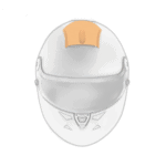 Schuberth Flat Top Clear Scoop For SF3 ABP - SF4 - SP1 - SK1 Helmets