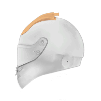 Schuberth Forced Air Scoop - Flat Top