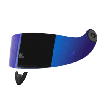 Schuberth GT Visor - Mirrored Multilayer Blue (Light Smoke)