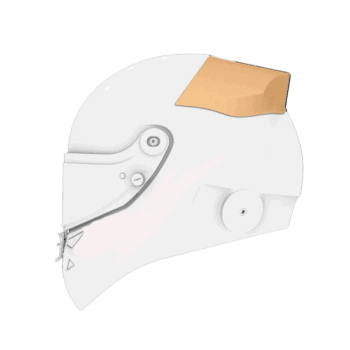 Schuberth Long Rear Spoiler For SF3 ABP - SF4 - SP1 - SK1 Helmets