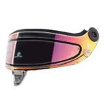 Schuberth Rain Visors - Mirrored Multilayer Red - Clear Standard Rain Visor