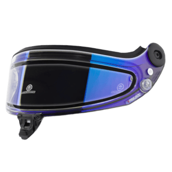 Schuberth SDL Rain Visors - Mirrored Multilayer Blue Clear - Rain Visor