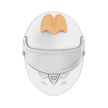 Schuberth Standard Clear Top Scoop For SF3 ABP - SF4 - SP1 - SK1 Helmets