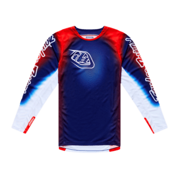 Troy Lee Designs GP Pro Imprint Jersey - Blue - Orange - Front
