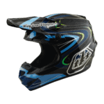 Troy Lee Designs GP Pro MIPS Pulse Helmet - Black - Blue