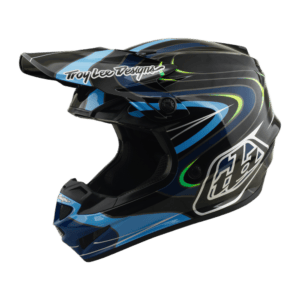 Troy Lee Designs GP Pro MIPS Pulse Helmet - Black - Blue