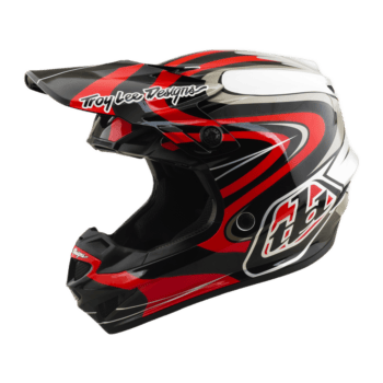 Troy Lee Designs GP Pro MIPS Pulse Helmet - Red - Black - Grey