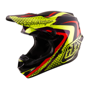 Troy Lee Designs GP Pro MIPS Slides Helmet - Black - Yellow - Red