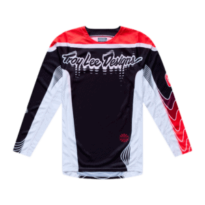 Troy Lee Designs GP Pro Stagger Jersey - Black - Red - Front