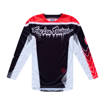 Troy Lee Designs GP Pro Stagger Jersey - Black - Red - Front