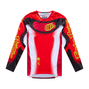 Troy Lee Designs SE PRO Illusion Jersey - Red - Black - Front