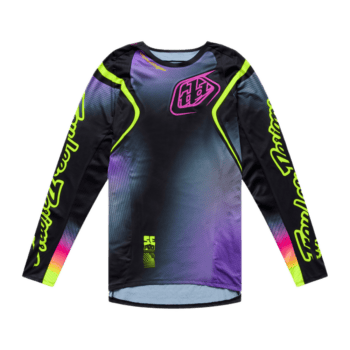 Troy Lee Designs SE Pro Wander Jersey - Black - Purple - Front