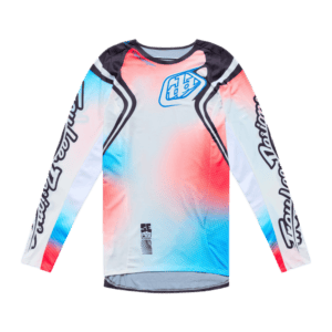 Troy Lee Designs SE Pro Wander Jersey - White - Gunmetal - Front