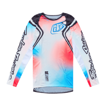 Troy Lee Designs SE Pro Wander Jersey - White - Gunmetal - Front