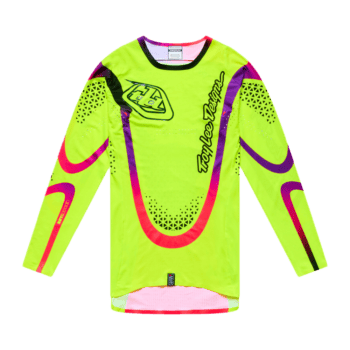 Troy Lee Designs SE Ultra Aura Jersey - Fluro Yellow - Front