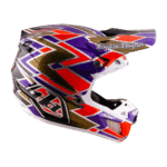 Troy Lee Designs SE5 Carbon Helmet with Mips Flush - Violet - Red - Black 07