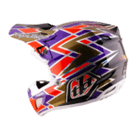 Troy Lee Designs SE5 Carbon Helmet with Mips Flush - Violet - Red - Black 08