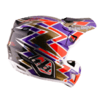 Troy Lee Designs SE5 Carbon Helmet with Mips Flush - Violet - Red - Black 09