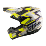 Troy Lee Designs SE5 Composite MIPS Flush Helmet - White - Black - Yellow 07
