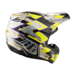 Troy Lee Designs SE5 Composite MIPS Flush Helmet - White - Black - Yellow 08