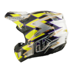 Troy Lee Designs SE5 Composite MIPS Flush Helmet - White - Black - Yellow 09