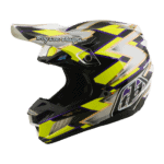 Troy Lee Designs SE5 Composite MIPS Flush Helmet - White - Black - Yellow