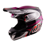 Troy Lee Designs SE5 Polycarbonate MIPS Aura Helmet - Violet - Black - Grey