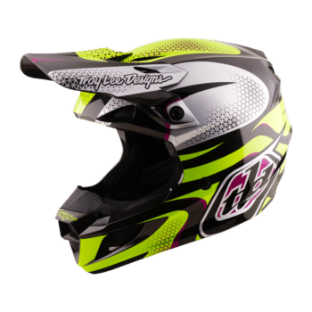 Troy Lee Designs SE5 Polycarbonate MIPS Aura Helmet - Yellow - Black - Grey